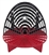 Grit Guard Bucket Insert (Red) with Washboard Bucket Insert (Black)